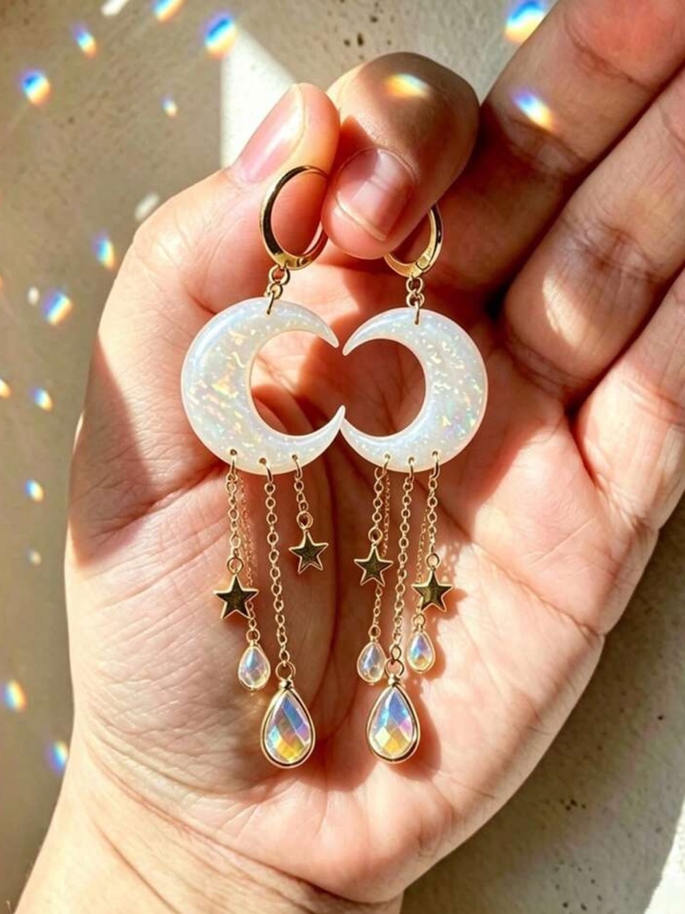 🌙 Moon Drop Earrings 🌙